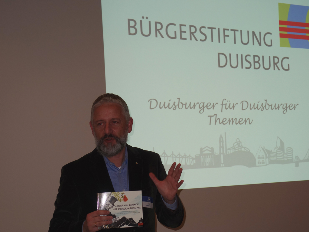 Jörg Löbe stellte die Bürgerstiftung Duisburg beim Marketing-Club vor
