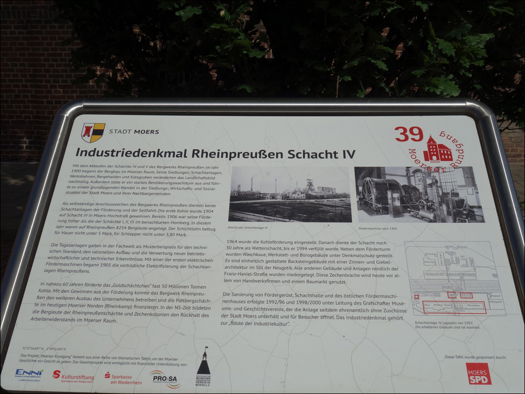 Zeche Rheinpreußen Schacht IV