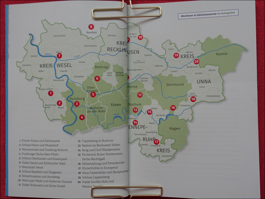 Abenteuer & Glücksmomente im Ruhrgebiet: Blick ins Buch