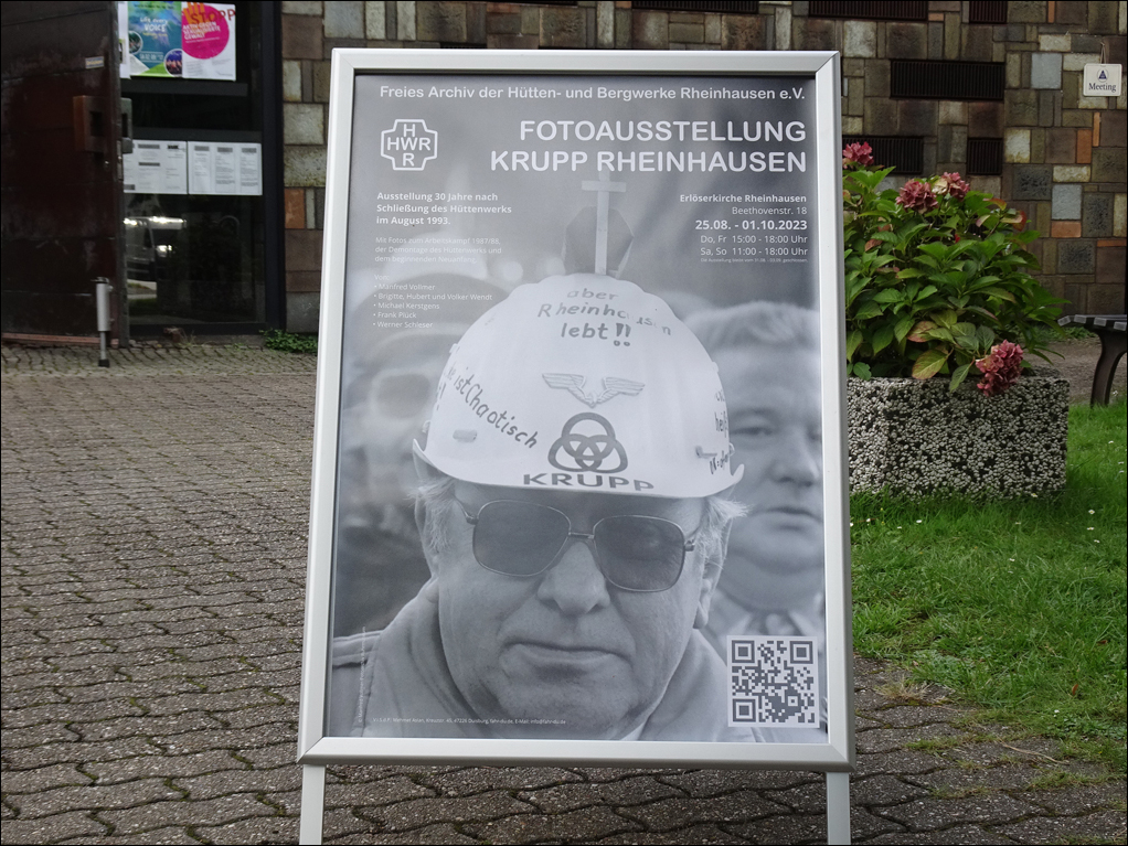 Foto-Ausstellung Krupp Rheinhausen