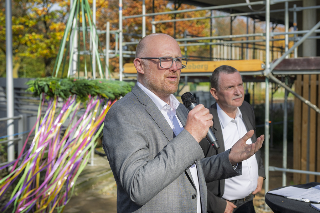 Richtfest an der Regattabahn Duisburg